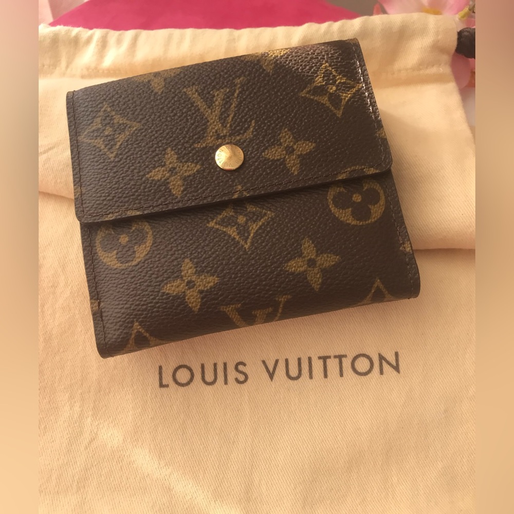 LV/ leather wallet/ Authentic / New